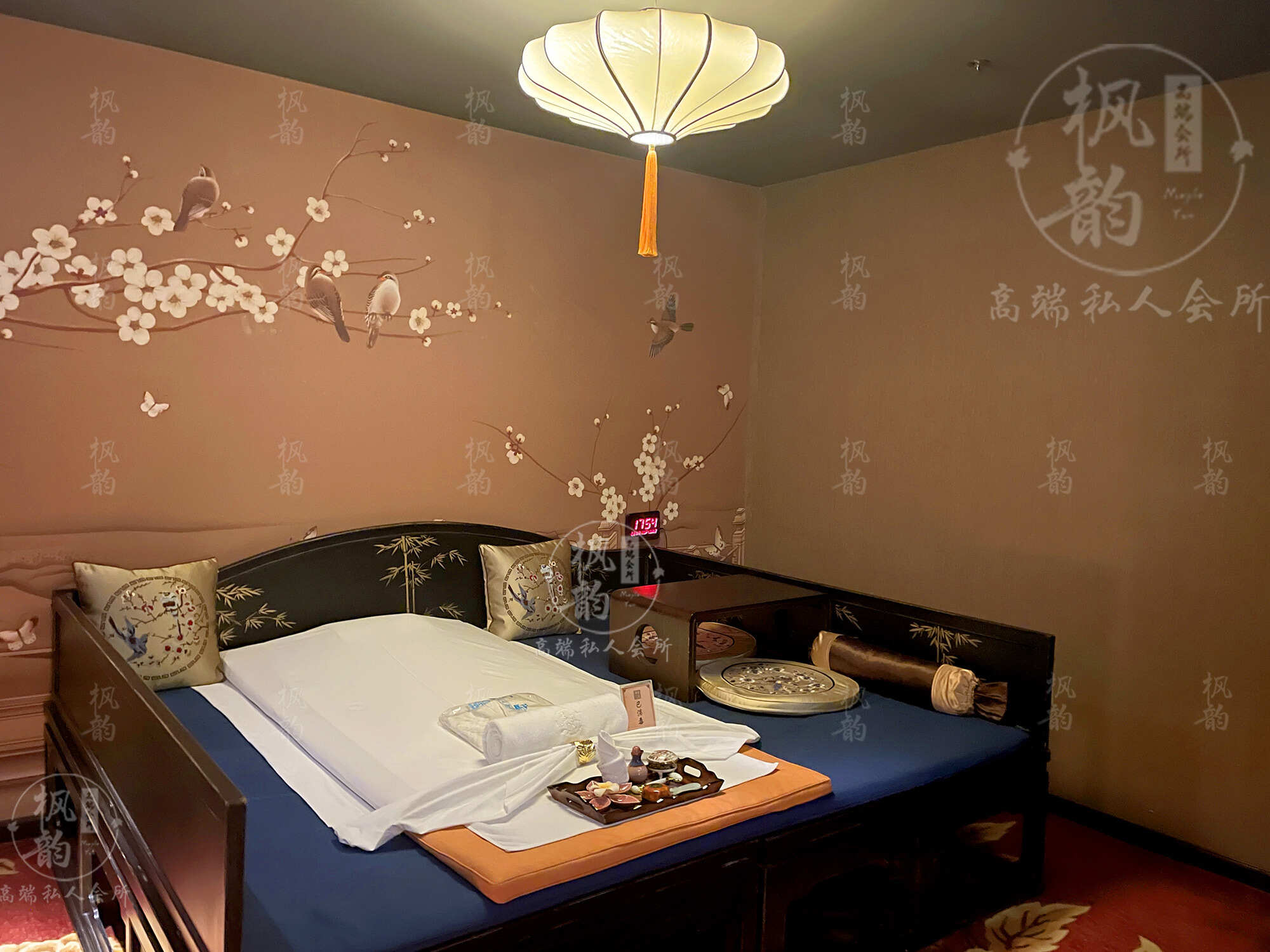 武汉上海附近私人spa会馆，会馆环境古色古香，手法非常好